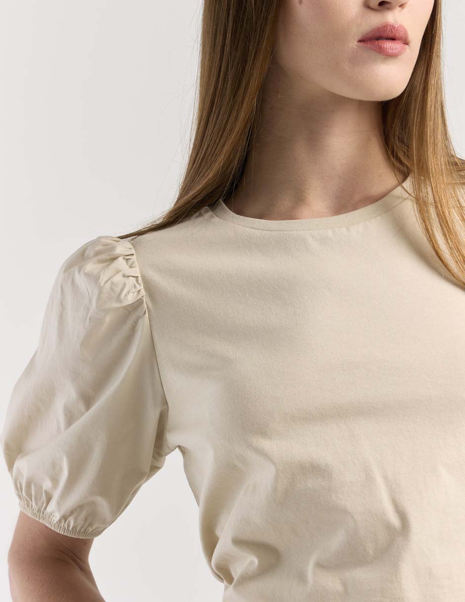 Blusa manga al codo para mujer 8