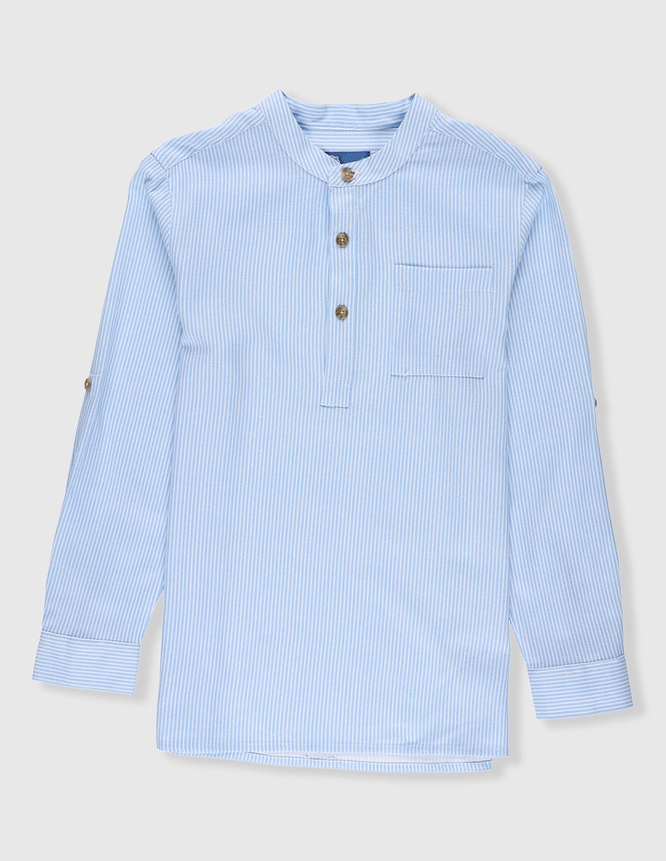 Camisa de vestir manga larga para niño Camisa de vestir manga larga para niño
