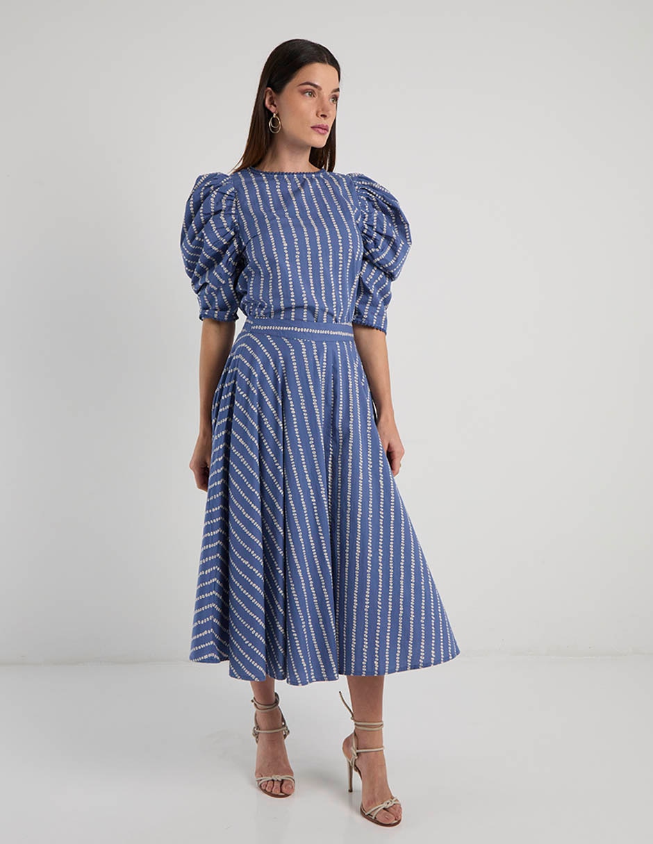 Blusa manga al codo para mujer 1