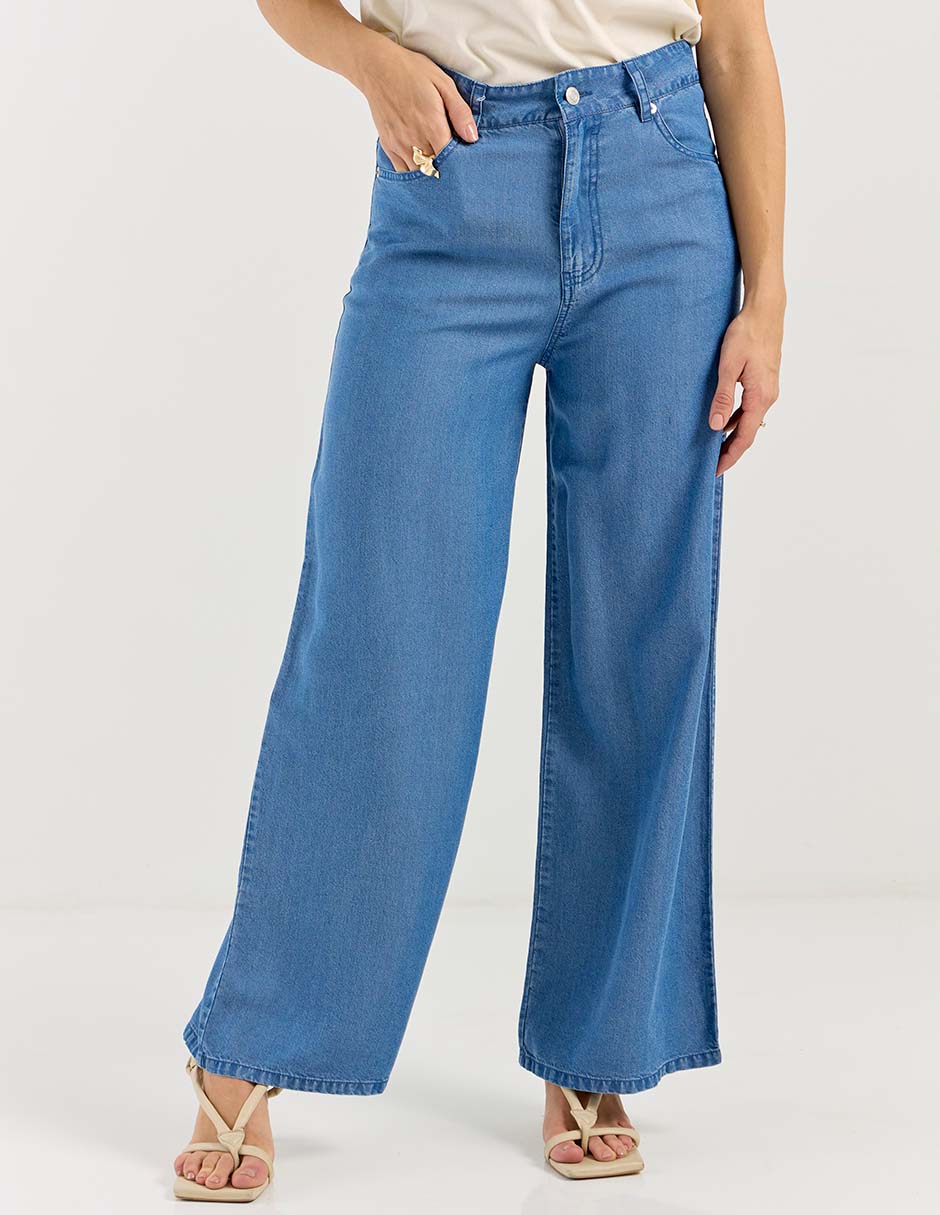 Pantalón relaxed straight para mujer 1