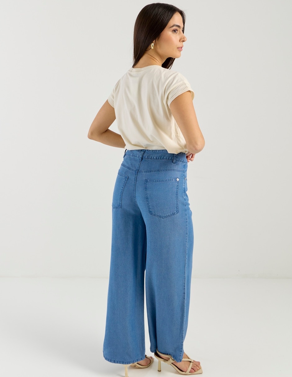 Pantalón relaxed straight para mujer 5