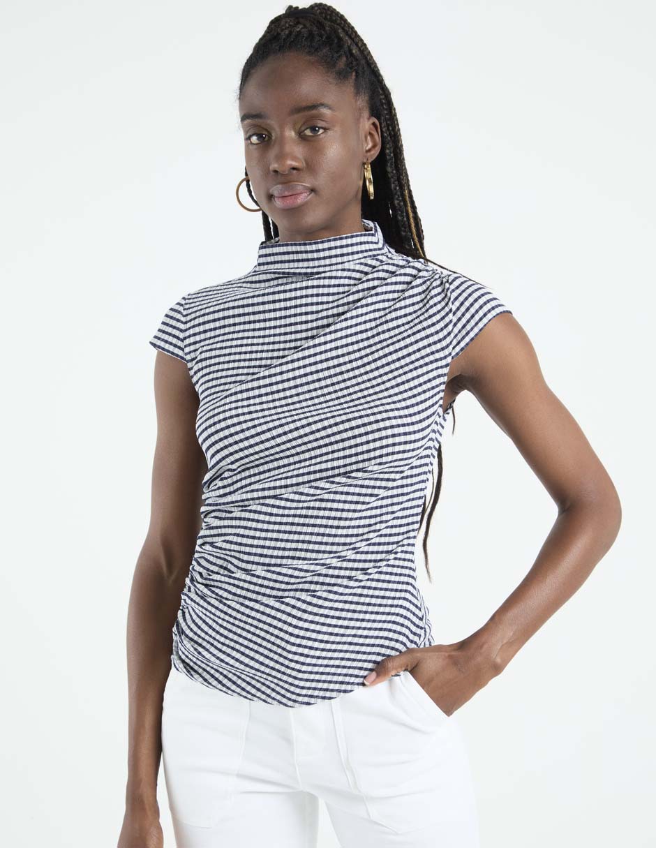 Blusa manga corta para mujer 1