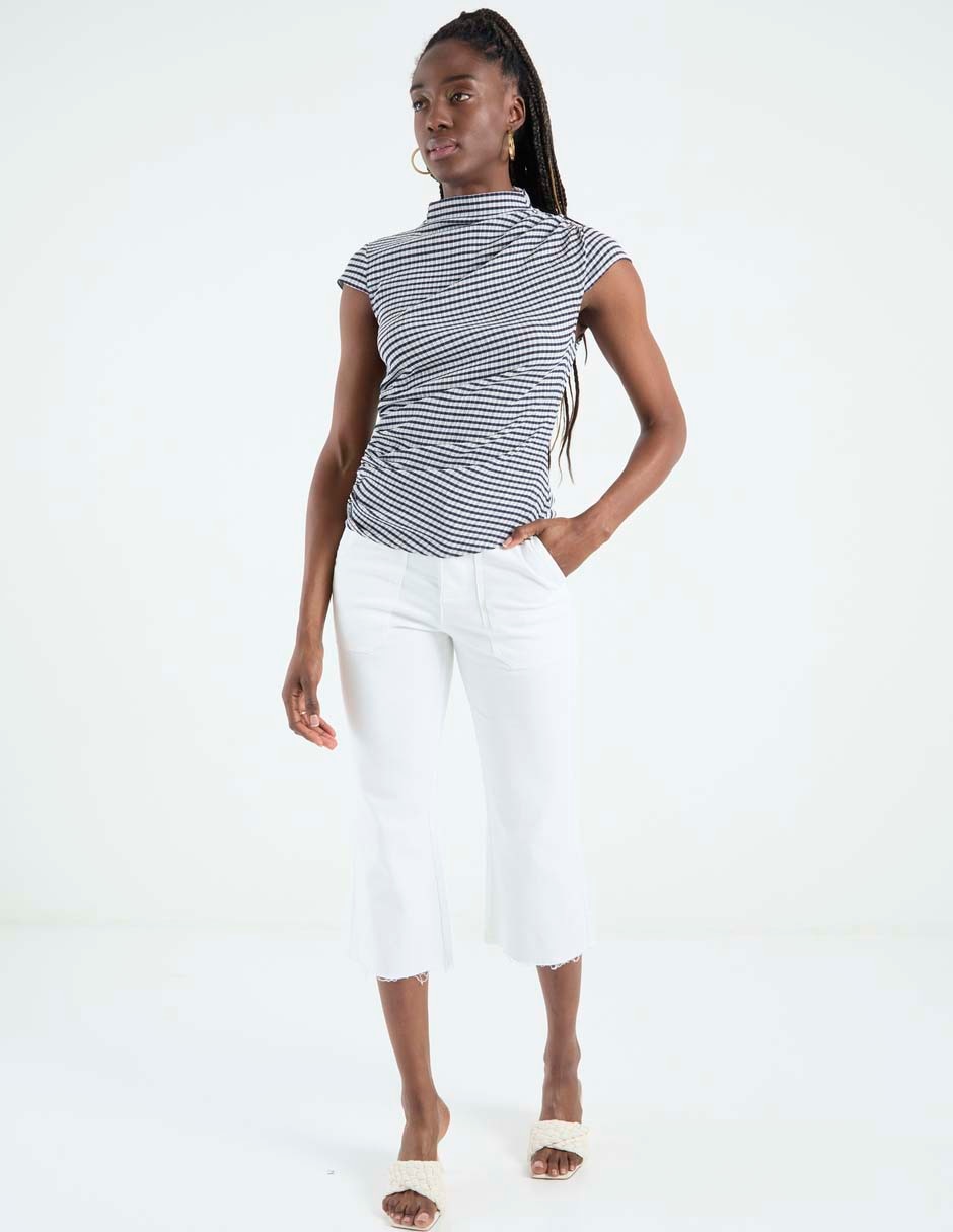 Blusa manga corta para mujer 6