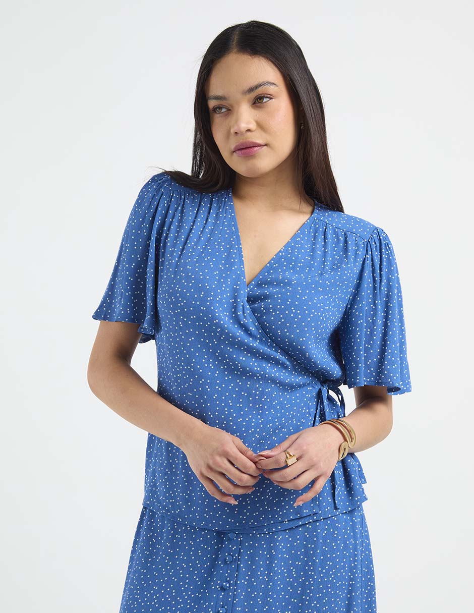 Blusa manga corta para mujer 1