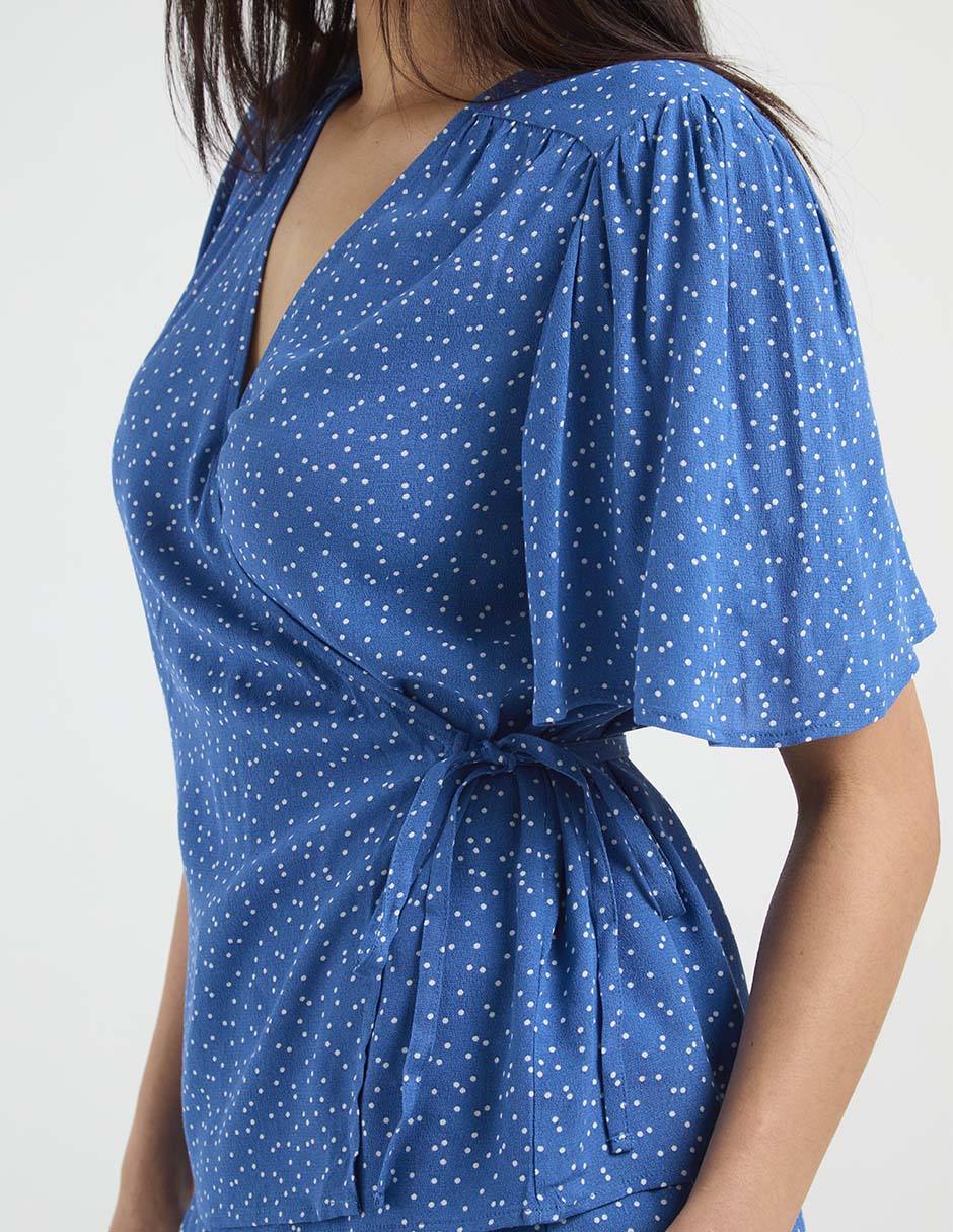 Blusa manga corta para mujer 10