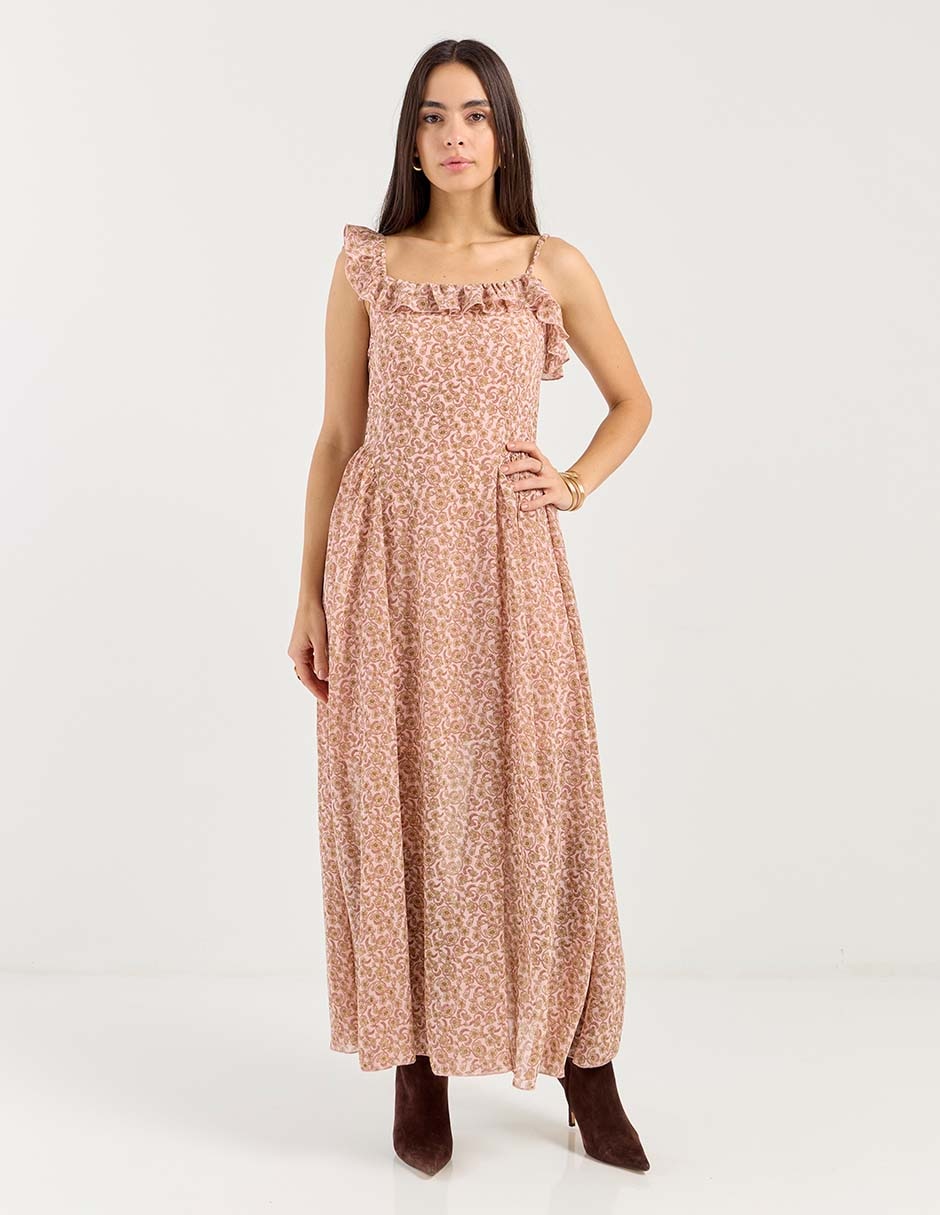 Vestido largo casual para mujer 1
