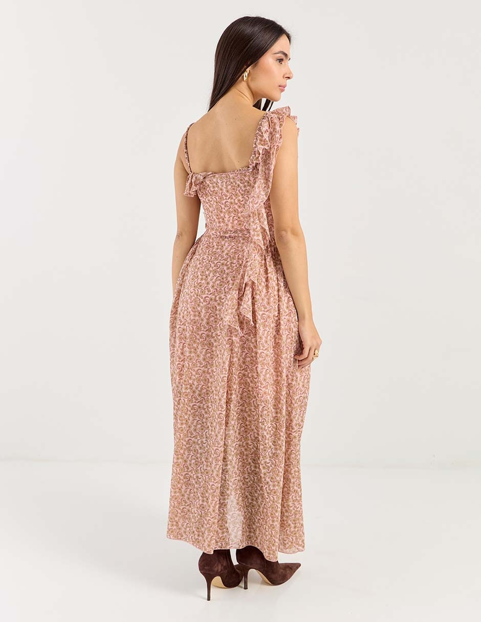 Vestido largo casual para mujer 5