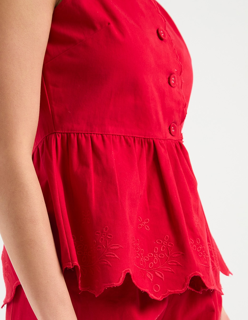 Blusa de tirantes para mujer 10