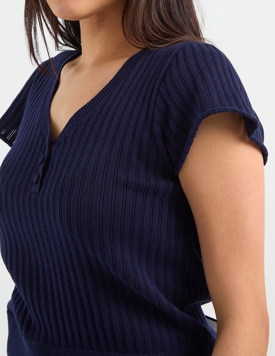 Blusa manga corta para mujer 9