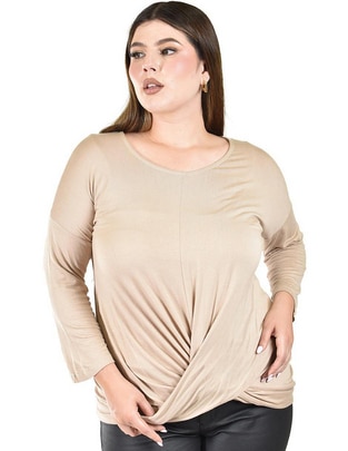 Blusa Roman Fashion manga larga para mujer