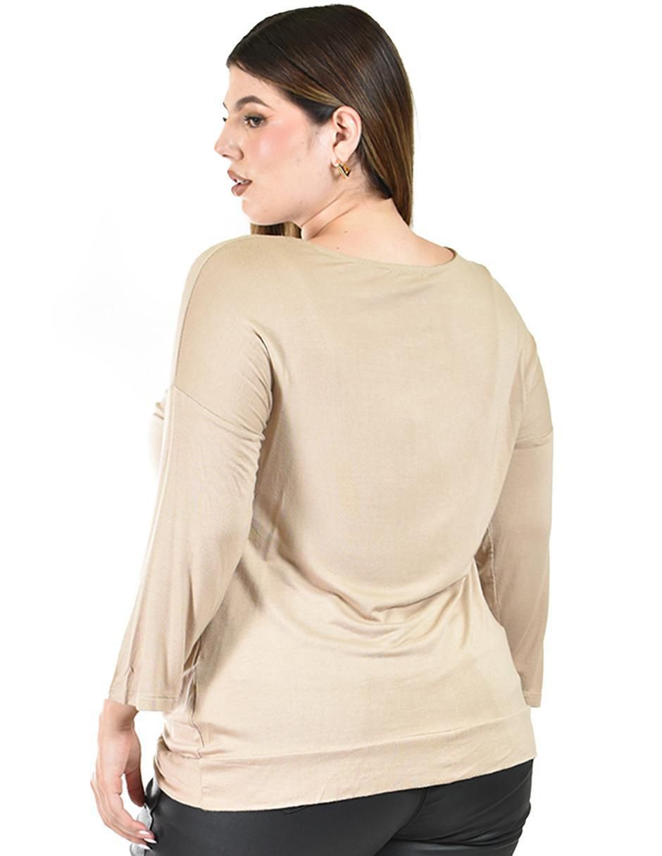 Blusa Roman Fashion manga larga para mujer