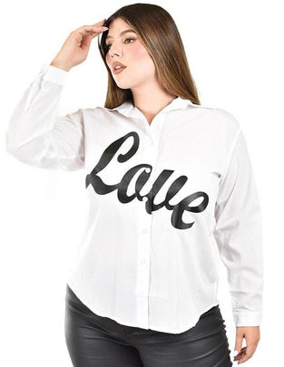 Blusa camisera manga larga para mujer 1