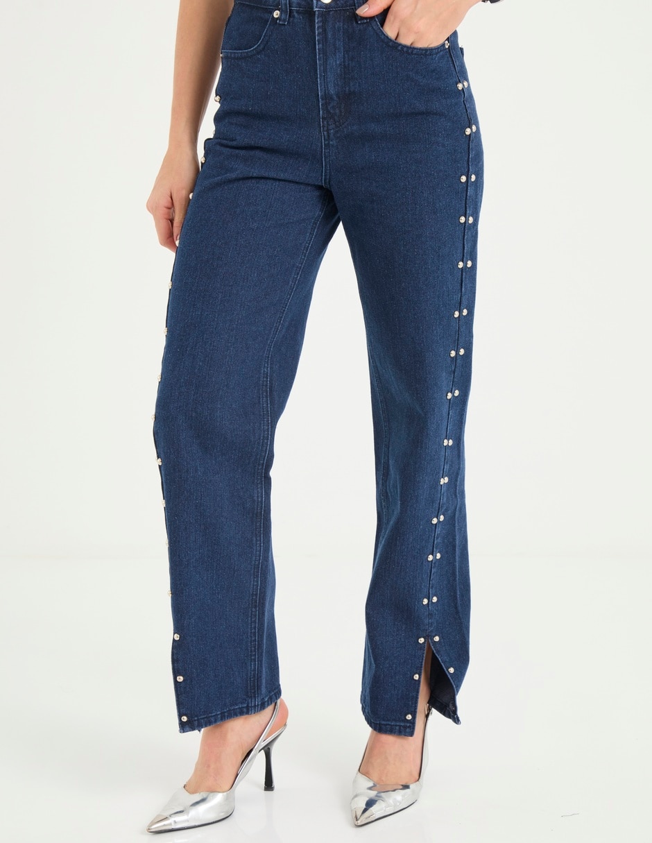 Jeans straight para mujer 1