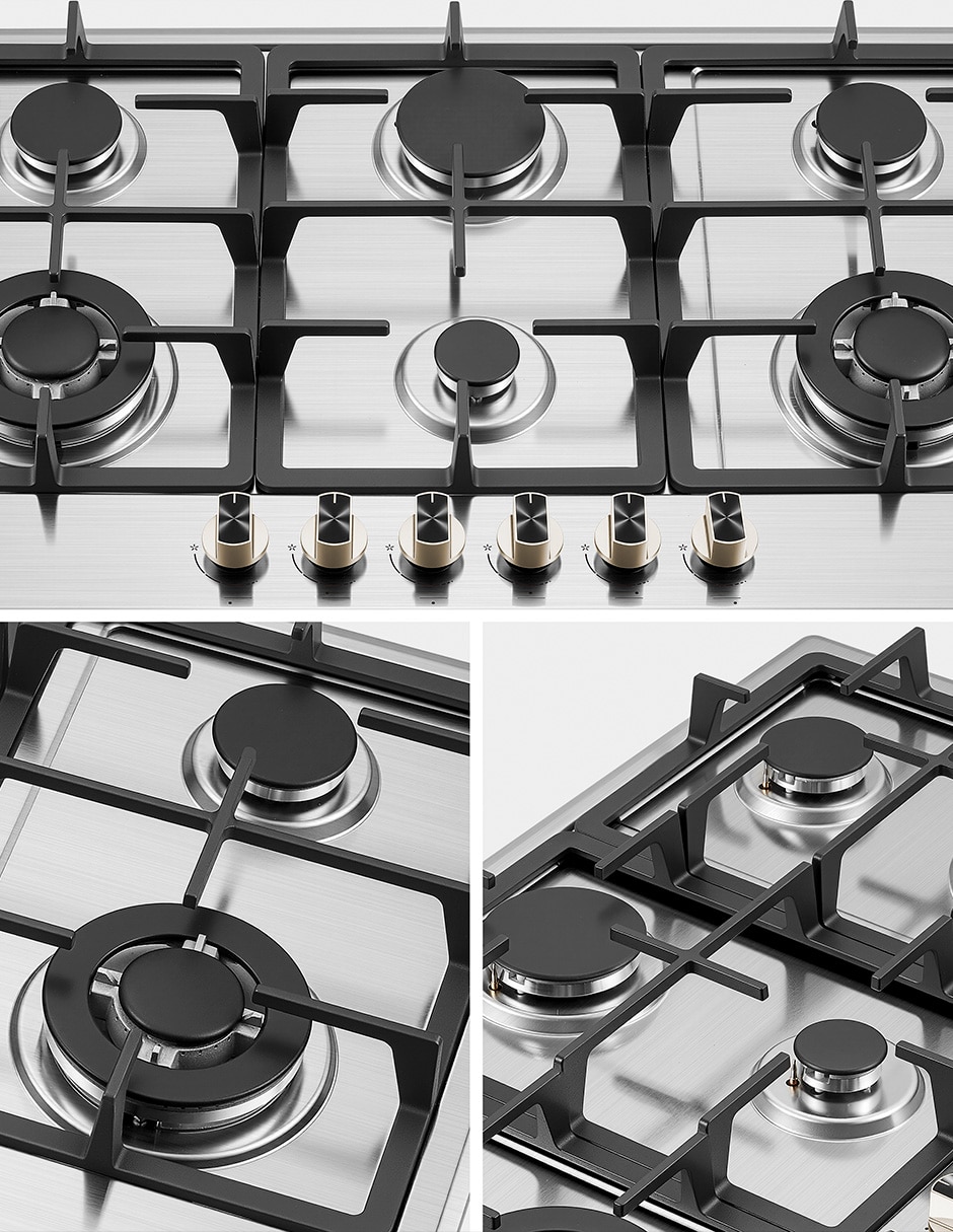 Parrilla a gas lp empotrable Hisense