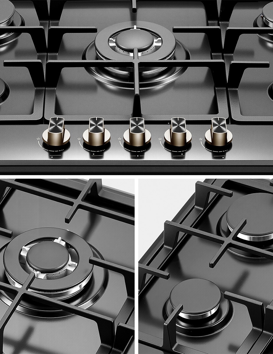 Parrilla a gas lp empotrable Hisense