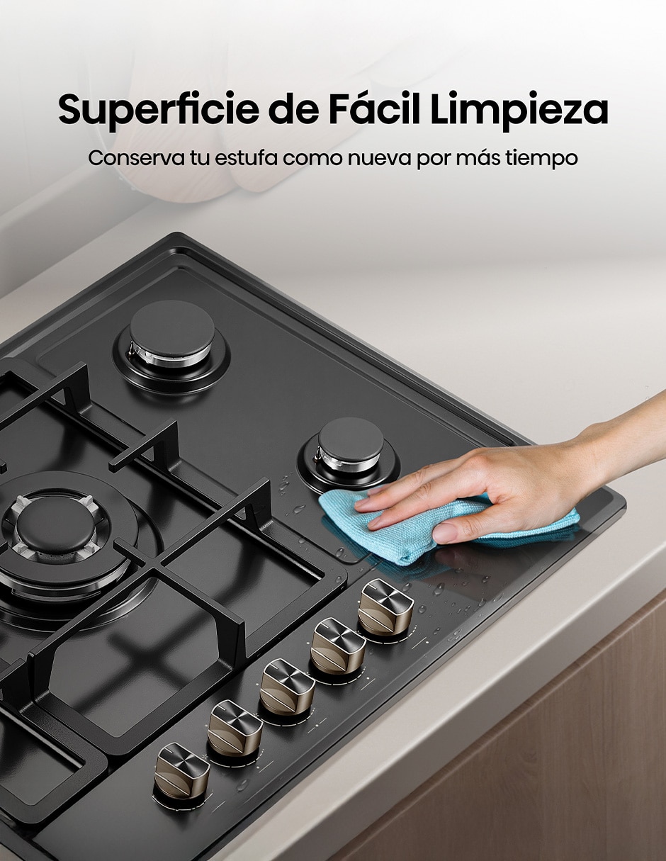 Parrilla a gas lp empotrable Hisense
