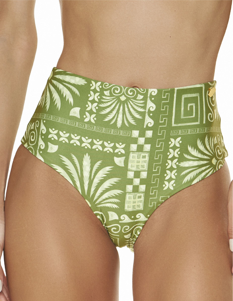 Bikini estampado floral a la cintura para mujer