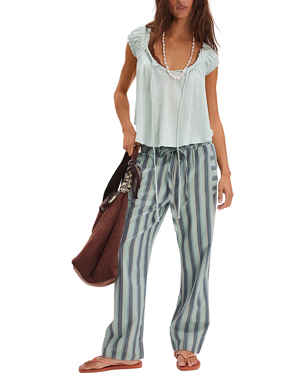 Blusa manga corta para mujer 7