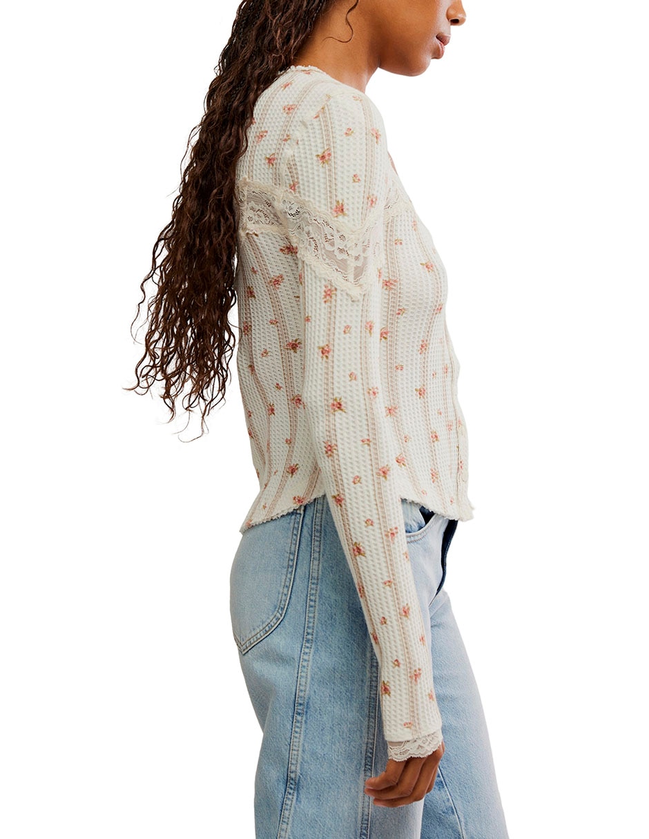 Blusa manga larga para mujer 6
