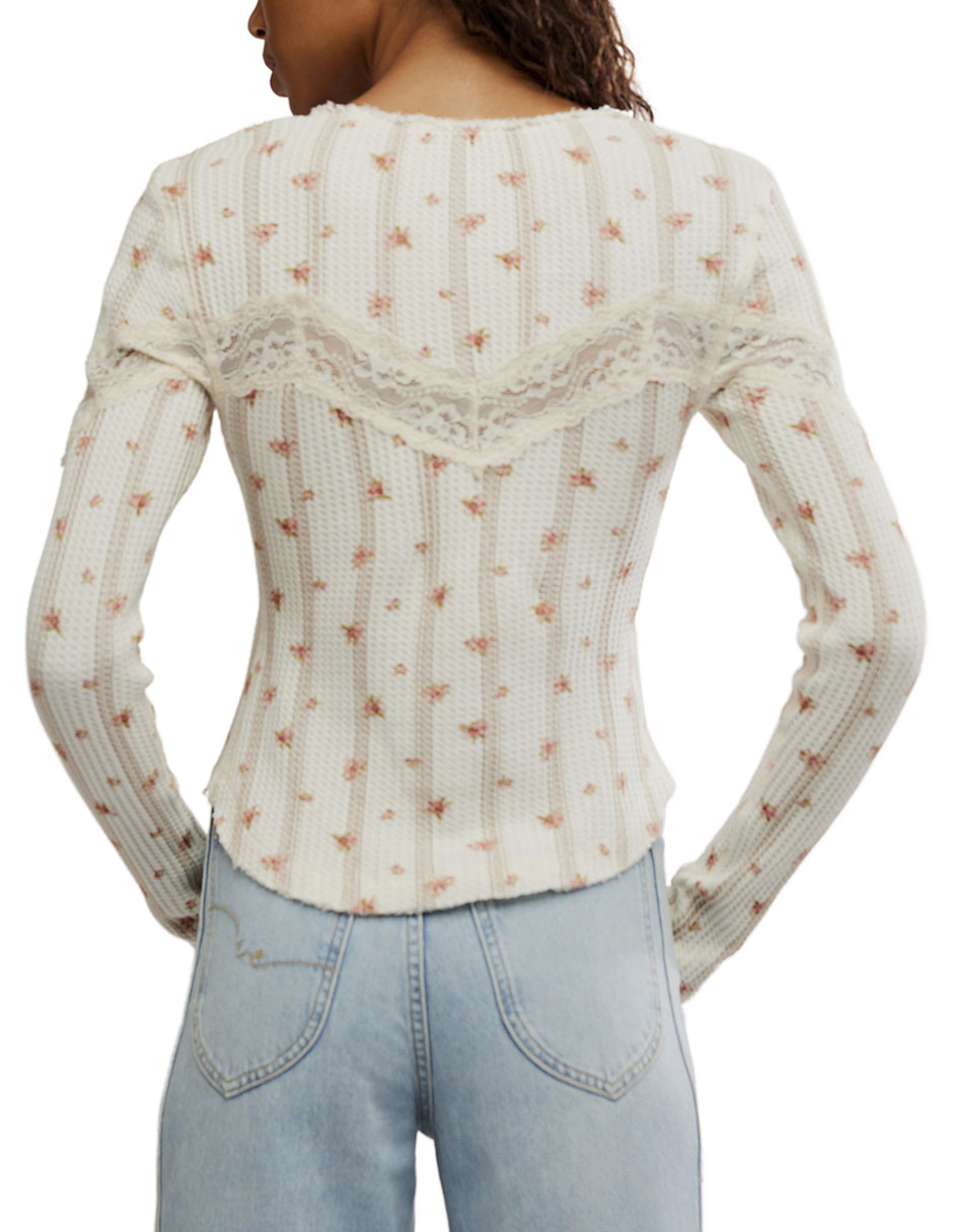 Blusa manga larga para mujer 7
