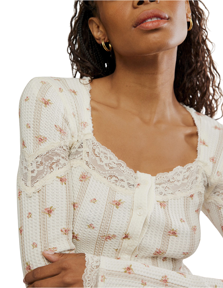Blusa manga larga para mujer 8