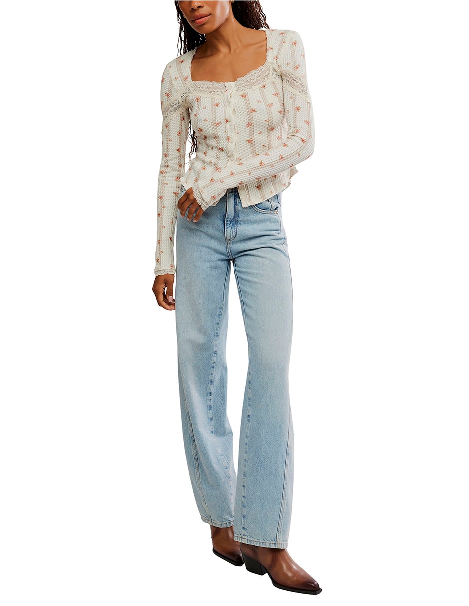 Blusa manga larga para mujer 9