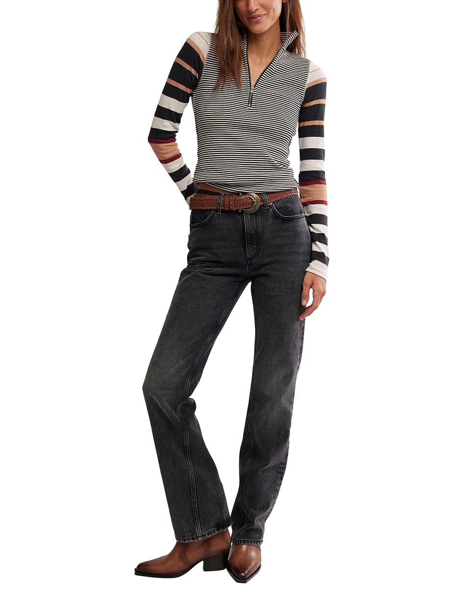 Blusa manga larga para mujer 7