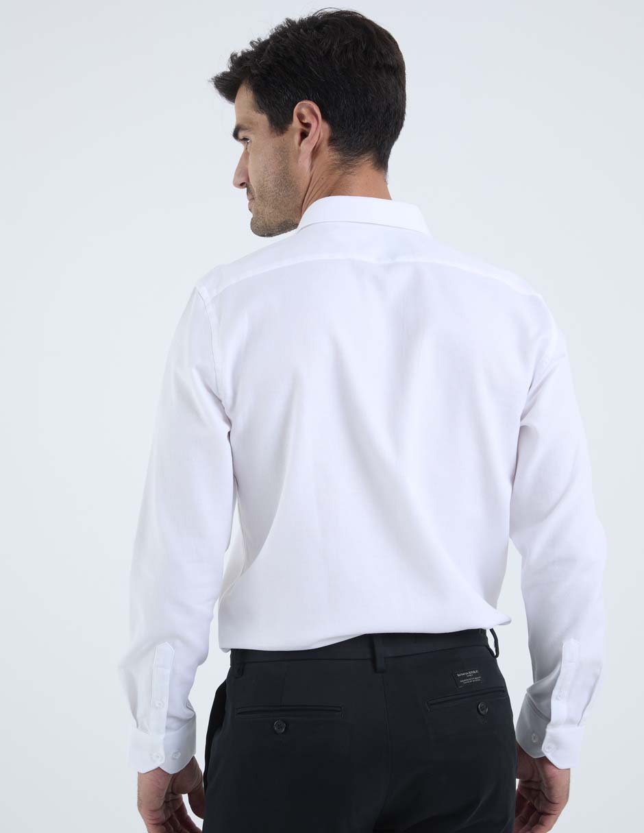 Camisa casual de algodón manga larga para hombre 2