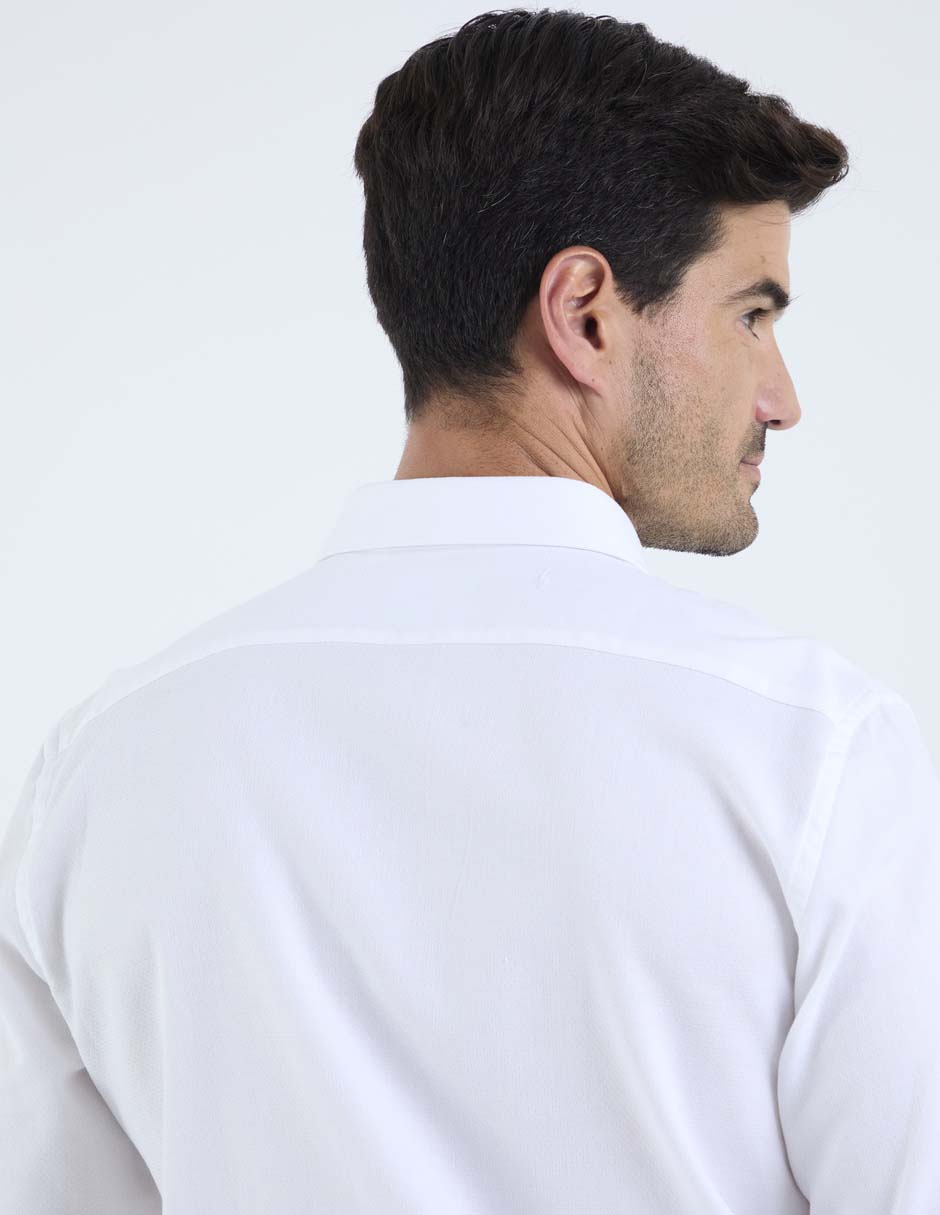 Camisa casual de algodón manga larga para hombre 5