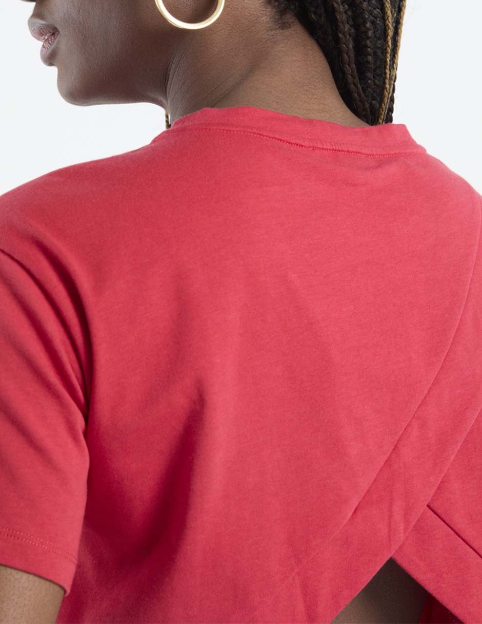 Playera manga corta cuello redondo para mujer 7
