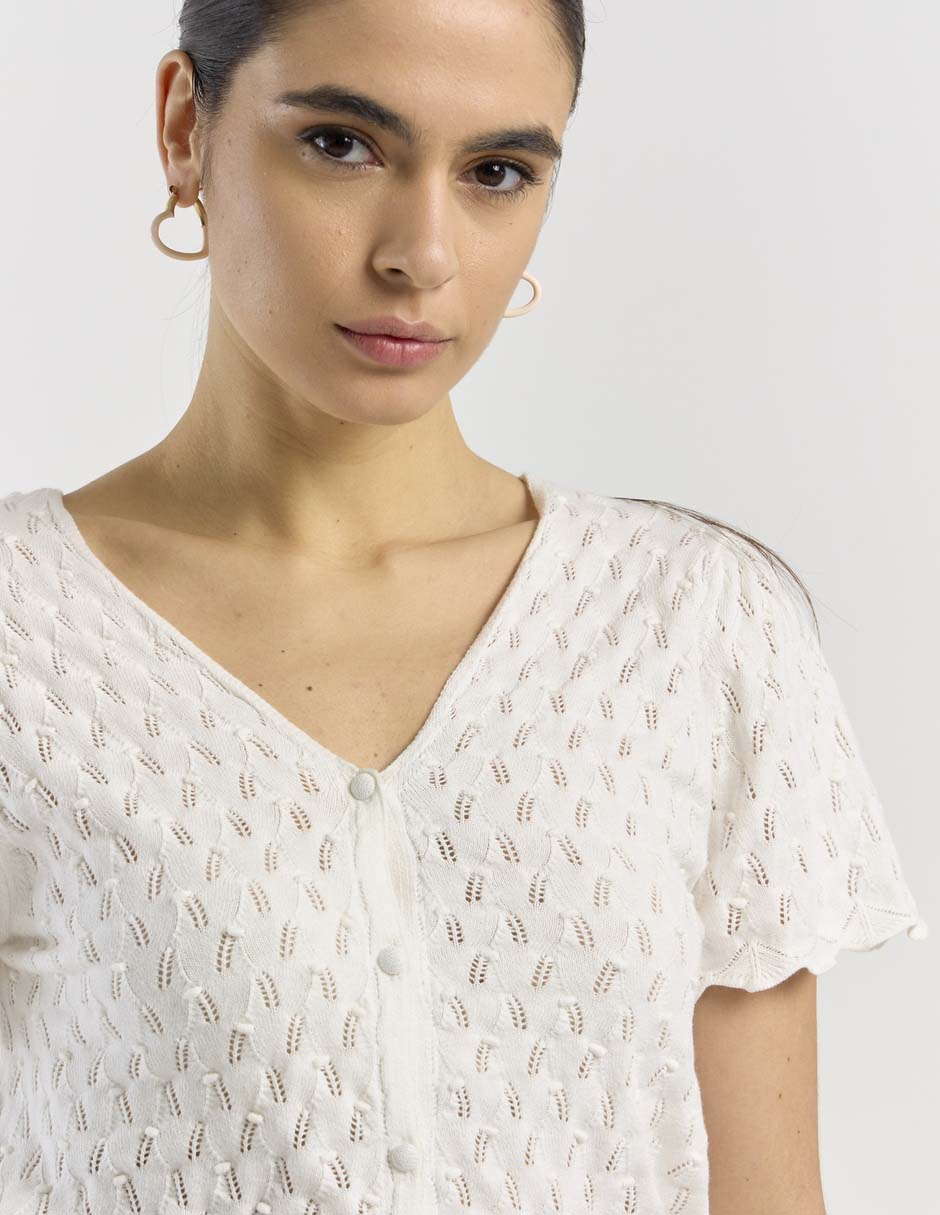 Blusa manga corta para mujer 9