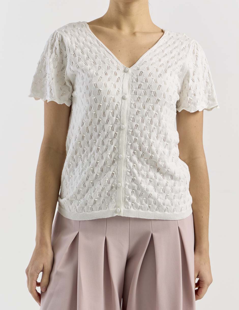 Blusa manga corta para mujer 10