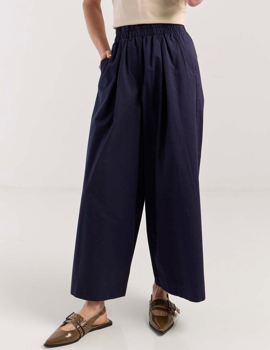 Pantalón coulotte amplio para mujer 1