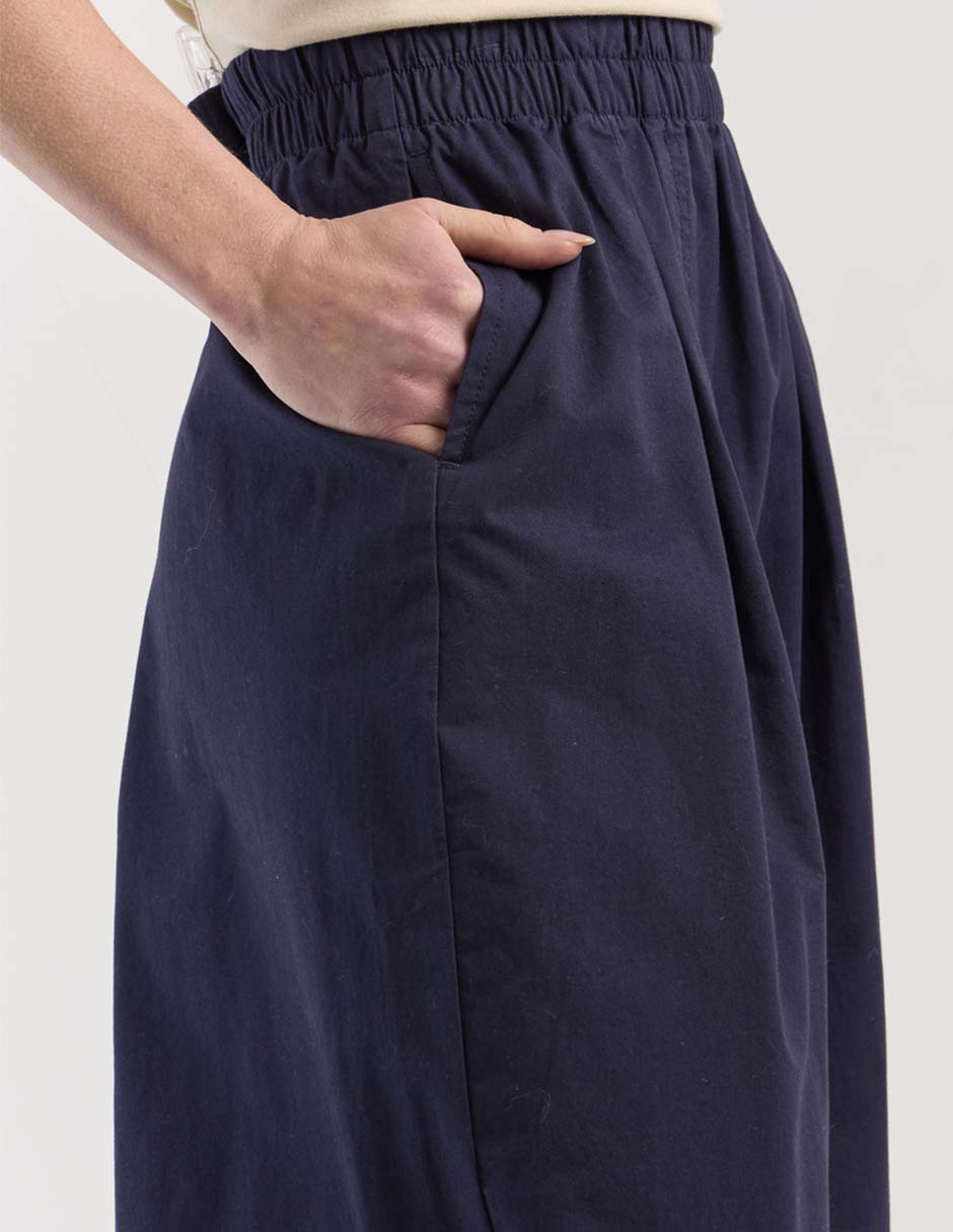 Pantalón coulotte amplio para mujer 7