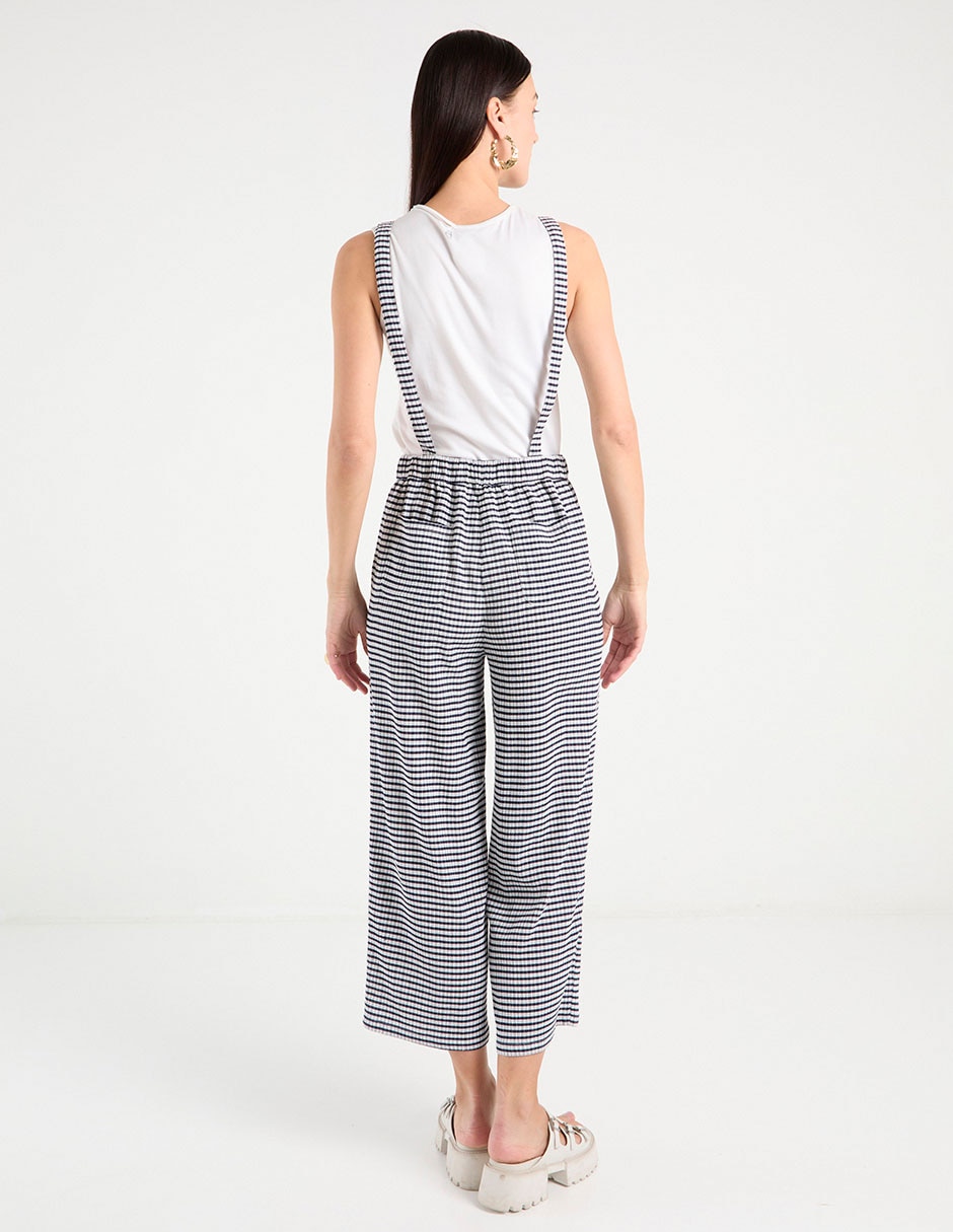 Jumpsuit estampado a rayas para mujer 11