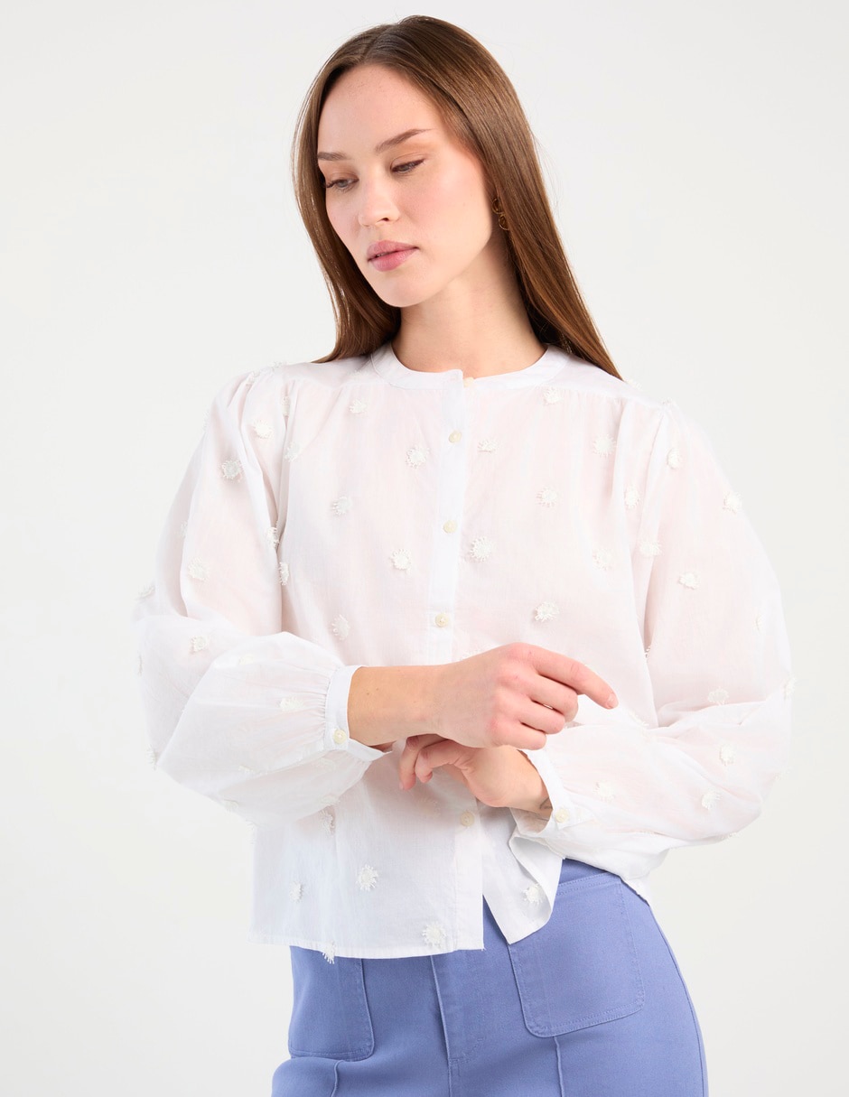 Blusa manga larga para mujer 3