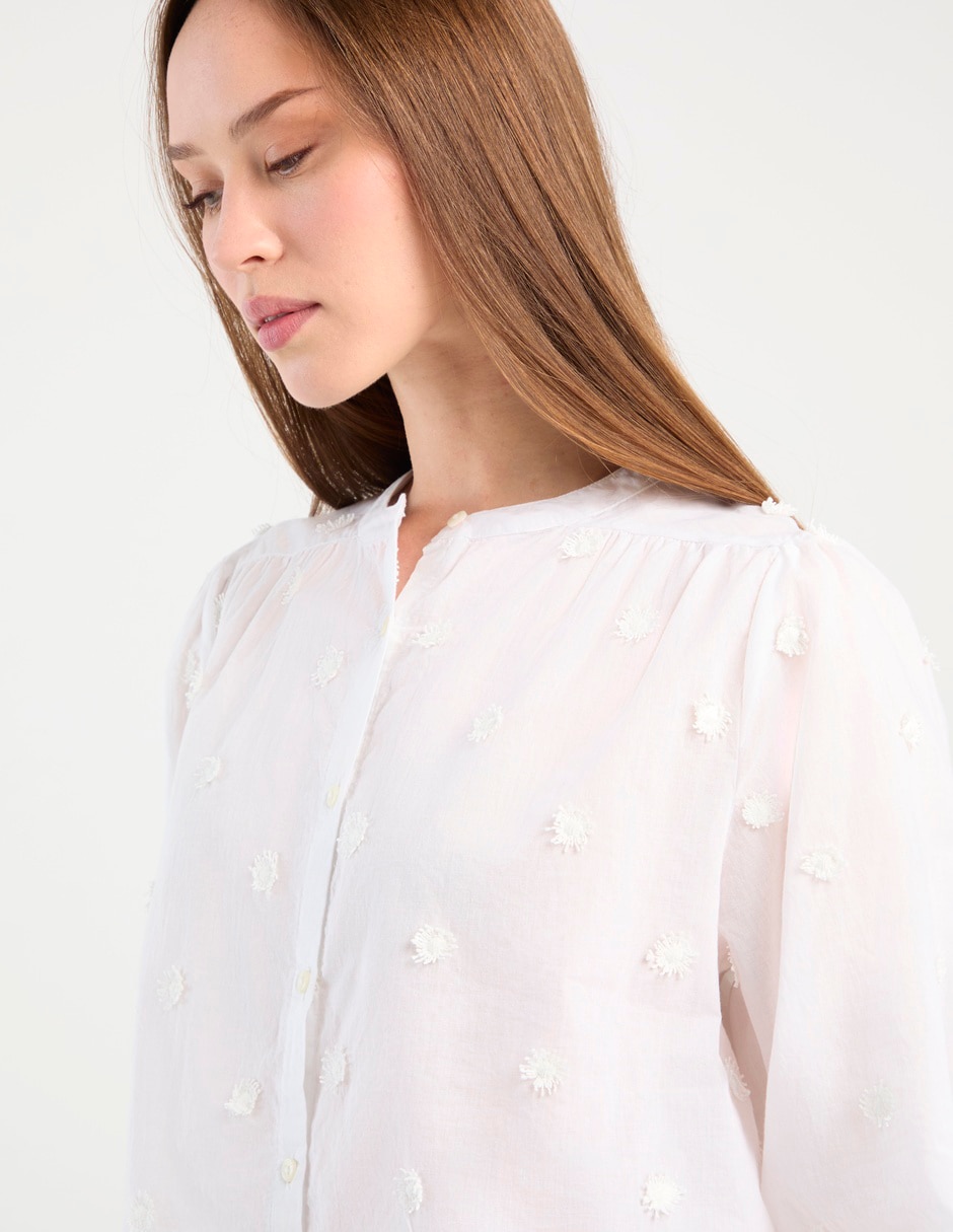 Blusa manga larga para mujer 5
