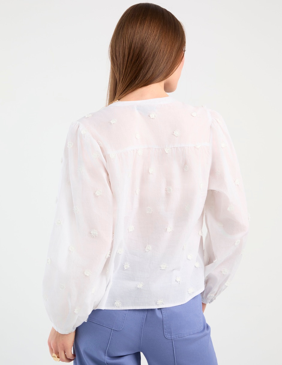 Blusa manga larga para mujer 6