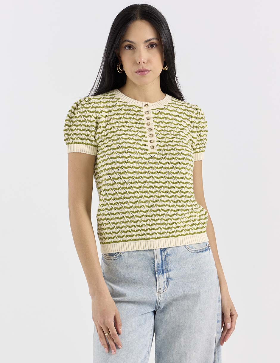 Blusa manga corta para mujer 1