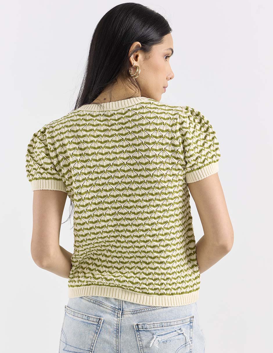 Blusa manga corta para mujer 5