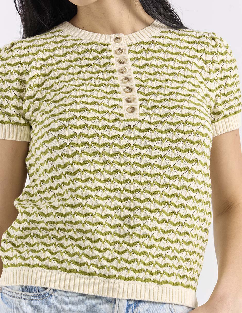 Blusa manga corta para mujer 7
