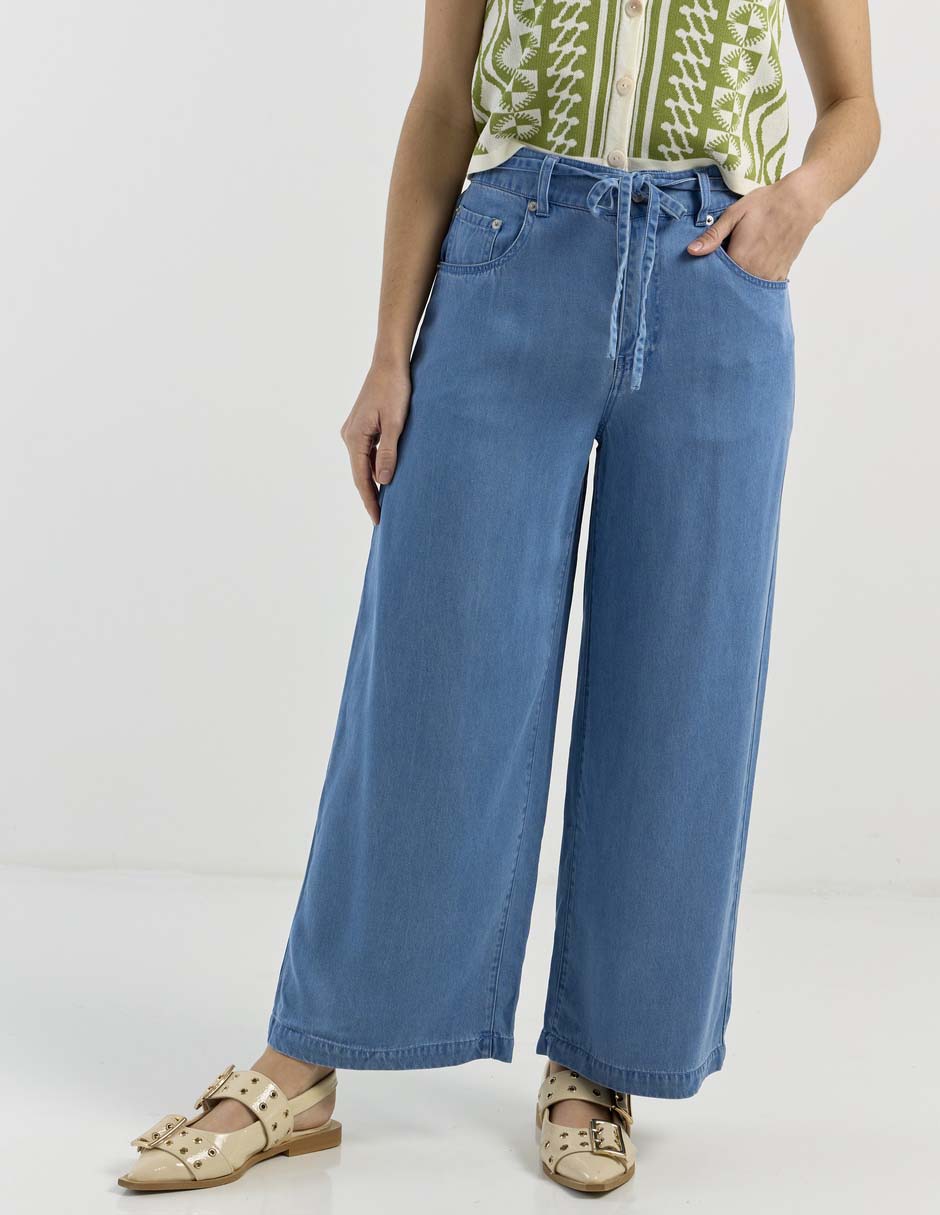 Jeans wide leg para mujer