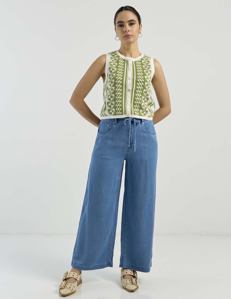 Jeans wide leg para mujer 5