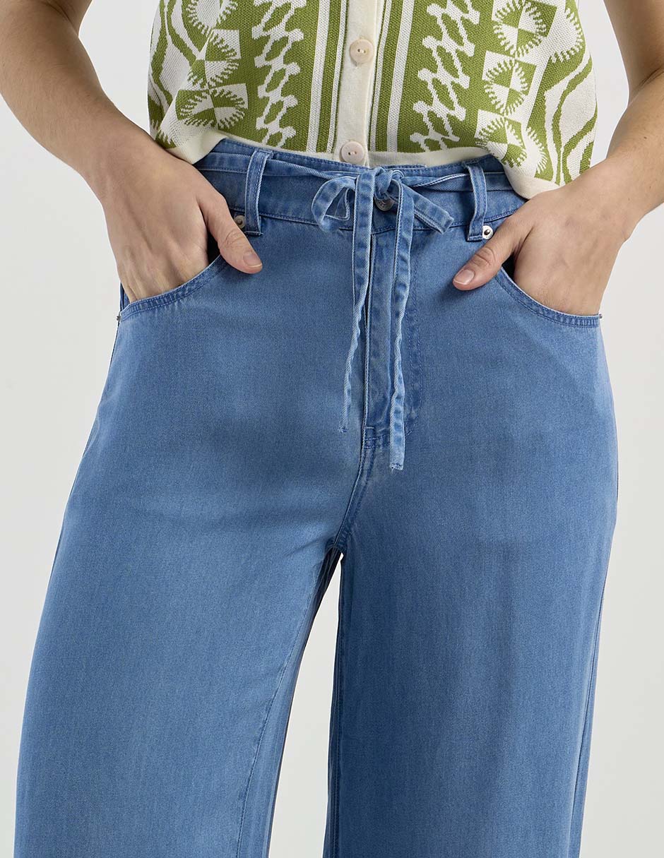 Jeans wide leg para mujer 2