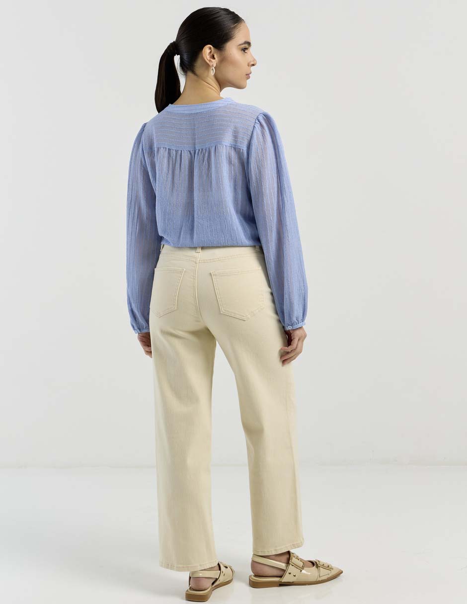 Jeans straight para mujer 6