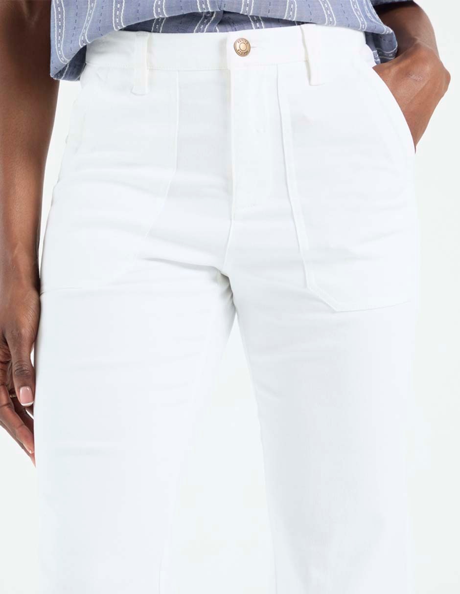 Jeans capri straight para mujer 7