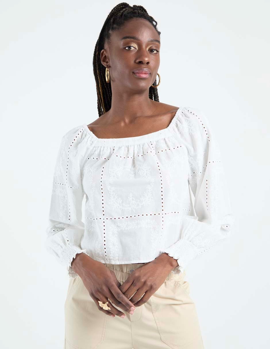 Blusa Petite Studio manga larga para mujer