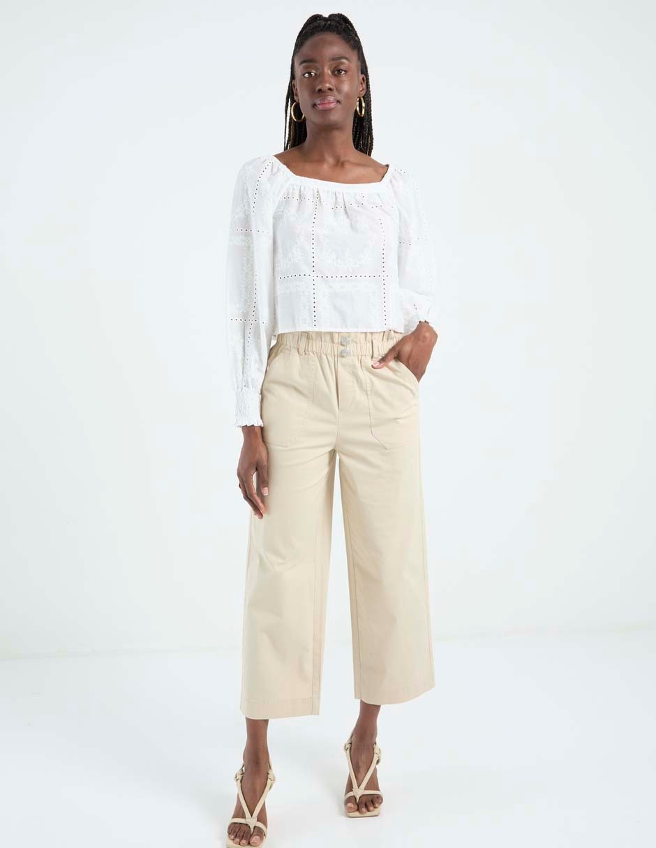 Blusa Petite Studio manga larga para mujer