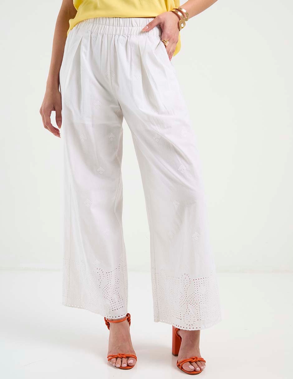 Pantalón coulotte amplio para mujer Pantalón coulotte amplio para mujer