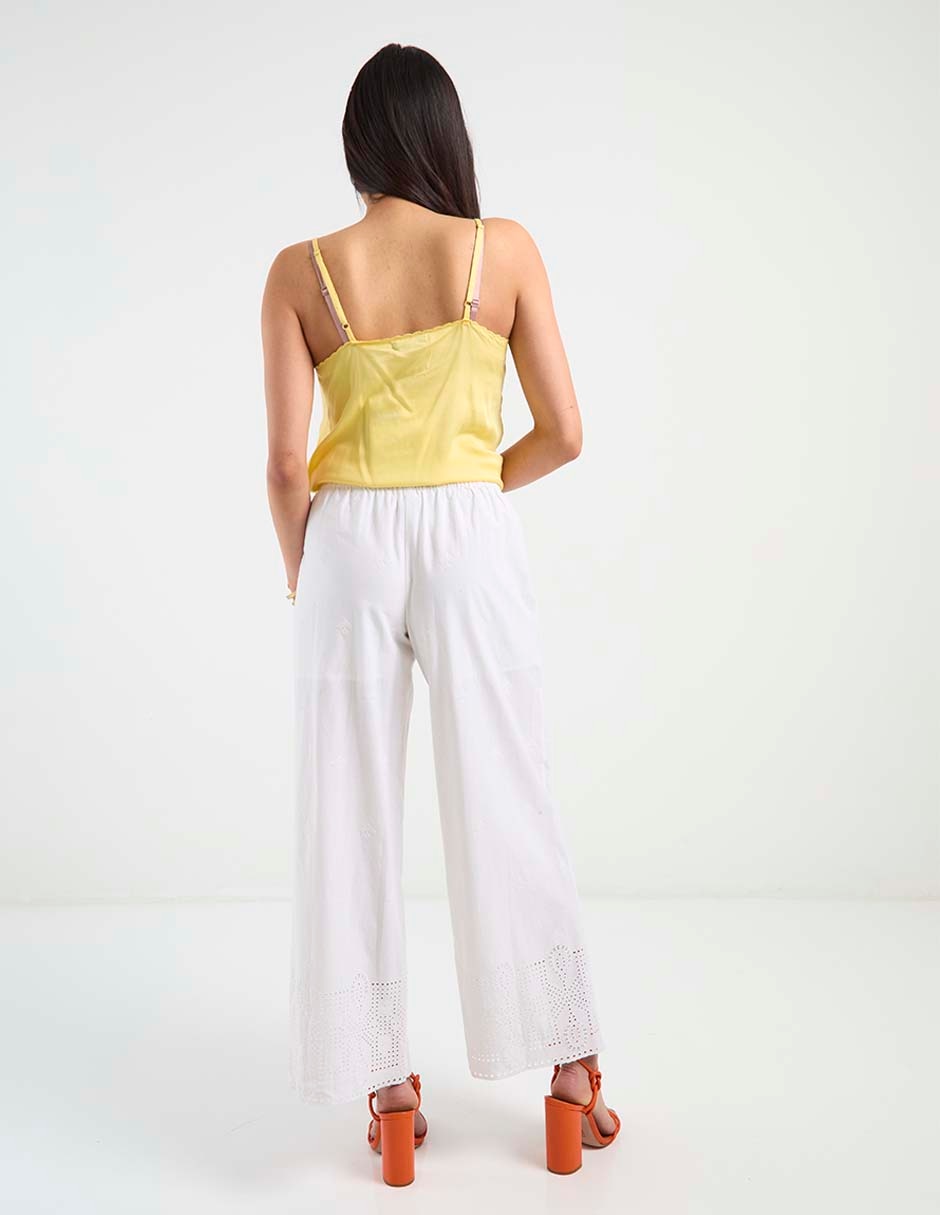 Pantalón coulotte amplio para mujer 3
